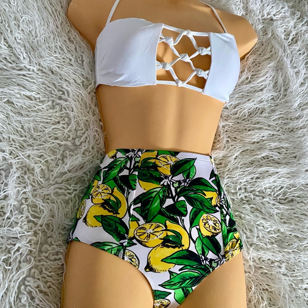 American Apparel Swim Lemons Bikini